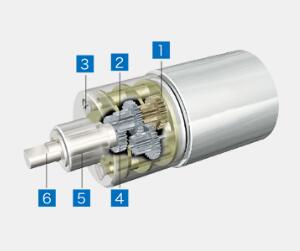 DC spur gear motor